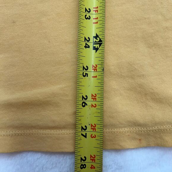 American Eagle Women's Band T-Shirt Size M Rolling Stones Graphic Butter Yellow - Picture 4 of 8